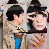 きたのきい to スネオヘアー「横顔」mu-mo限定盤ジャケット