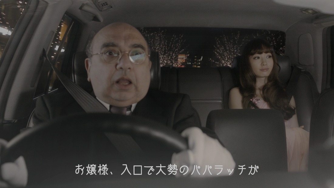 ショートムービー「Red Carpet」のワンシーン。