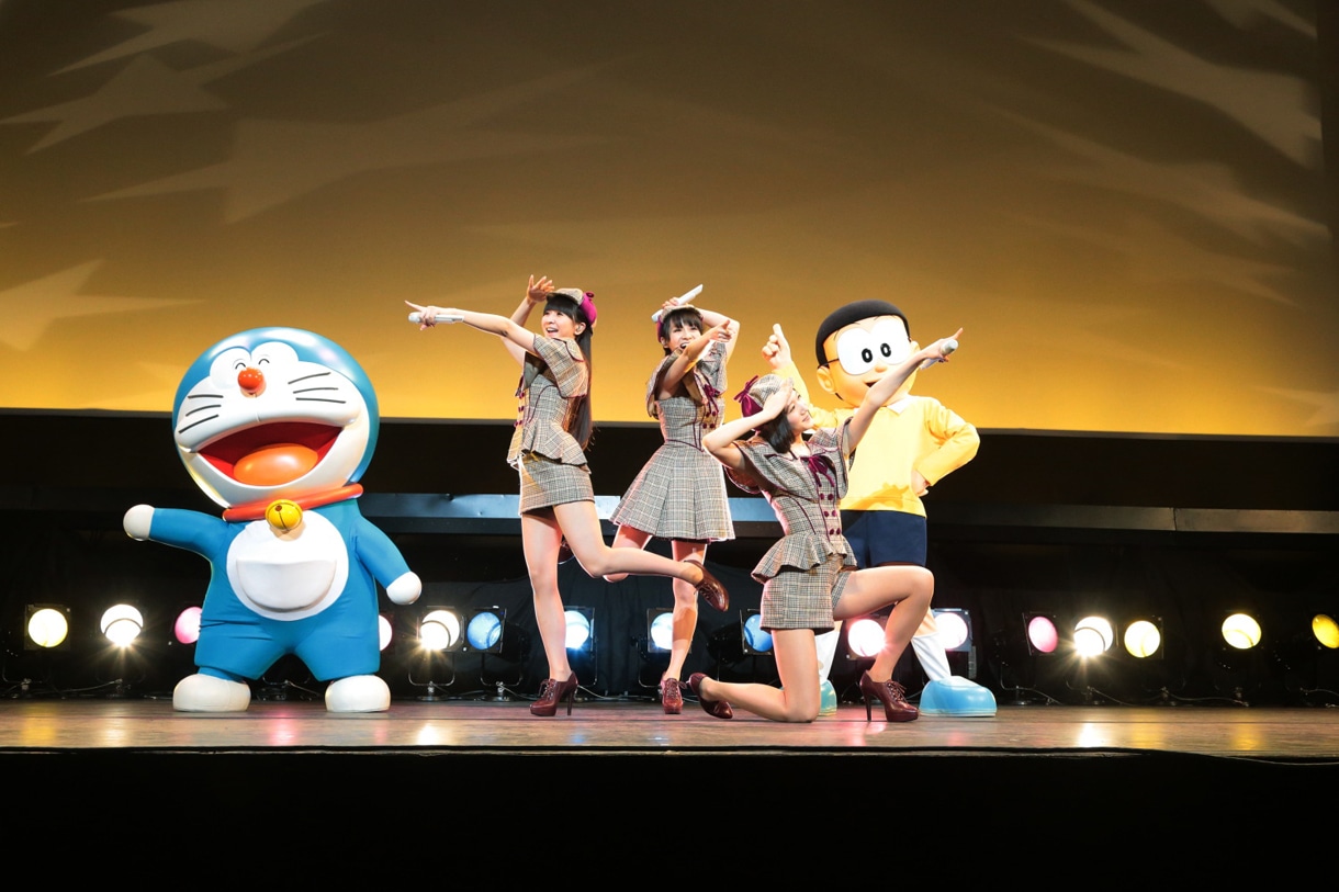 「未来のミュージアム」を初めてライブで披露するPerfume。