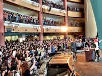 2月24日に北海道・ウィングベイ小樽で行われた「ソナポケイズム(4) ～君という花～」発売記念スペシャルイベントの模様。