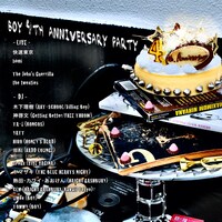 オールナイトイベント「BOY 4TH ANNIVERSARY PARTY」フライヤー