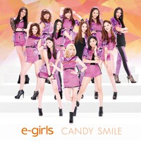 e-girls「CANDY SMILE」CD盤ジャケット
