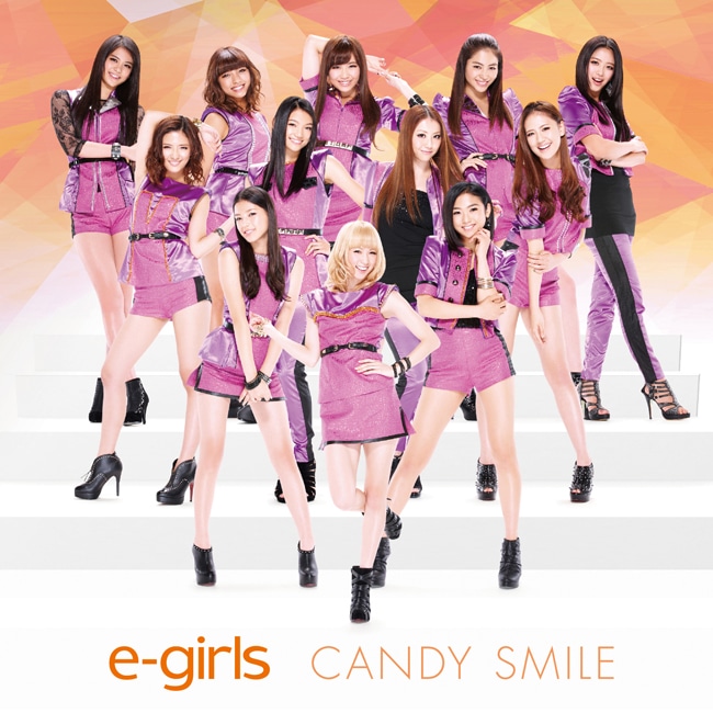 e-girls「CANDY SMILE」CD盤ジャケット