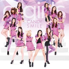 e-girls「CANDY SMILE」CD+DVD盤ジャケット