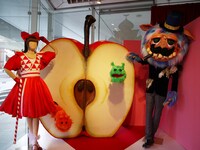 「きゃりーぱみゅぱみゅーじあむ」の会場内の一角。