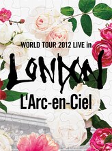 L'Arc-en-Ciel「20th L'Anniversary WORLD TOUR 2012 THE FINAL LIVE at 国立競技場」DVD初回限定盤に付属するCD「WORLD TOUR 2012 LIVE in LONDON」ジャケット。