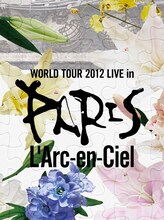 L'Arc-en-Ciel「20th L'Anniversary WORLD TOUR 2012 THE FINAL LIVE at 国立競技場」DVD初回限定盤に付属するCD「WORLD TOUR 2012 LIVE in PARIS」ジャケット。