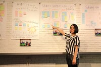 「AIサミット2013～VOICE～」オープニングレセプションの様子。