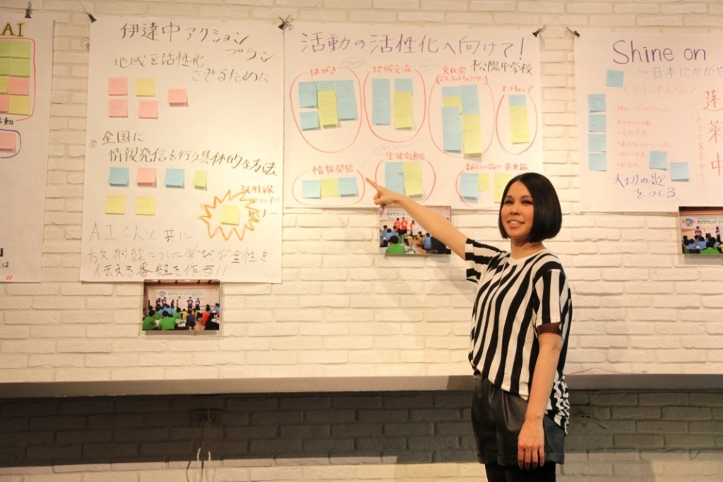 「AIサミット2013～VOICE～」オープニングレセプションの様子。