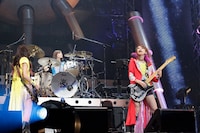 3月3日に行われたSCANDALの大阪城ホールワンマンライブの様子。