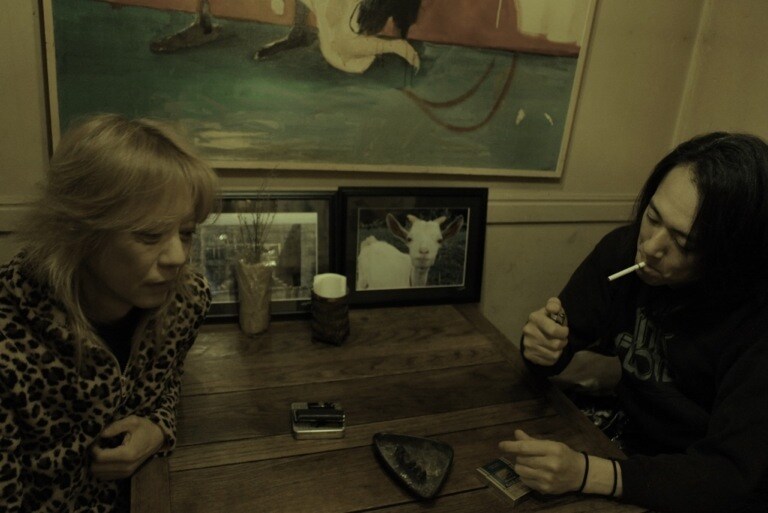 「Joe, Masaru & Sakura Presents "CRAZY" Rock Night in Kobe」の主催者である"CRAZY" COOL-JOE（左）と櫻澤泰徳（右）。