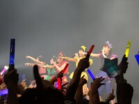 「CDショップ大賞 スペシャルLIVE」でのももいろクローバーZのステージの様子。