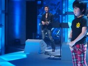 スタジオライブを前に緊張する鈴木福。