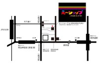 「え～ショップ in URAHARAJYUKU」地図