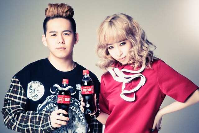 左から清水翔太、加藤ミリヤ。