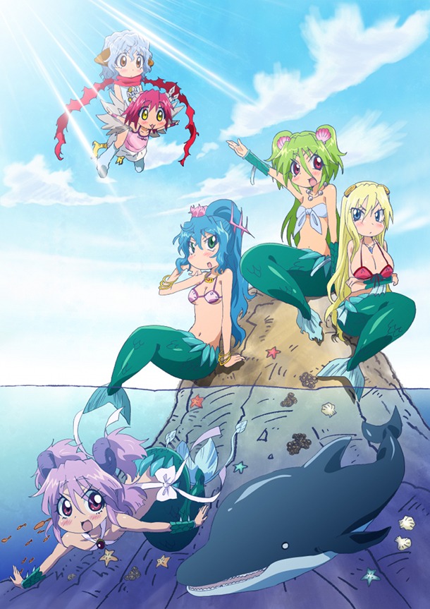 アニメ「波打際のむろみさん」キービジュアル。(c) 名島啓二・講談社 / 波打際のむろみさん製作委員会