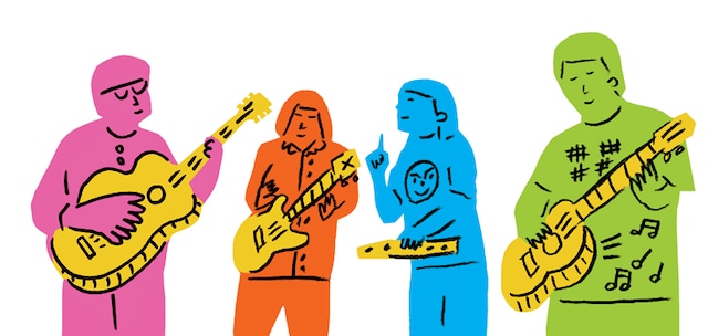 ジャド・フェア＆ノーマン・ブレイク、テニスコーツのイメージ画。