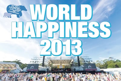 「WORLD HAPPINESS 2013」ロゴ
