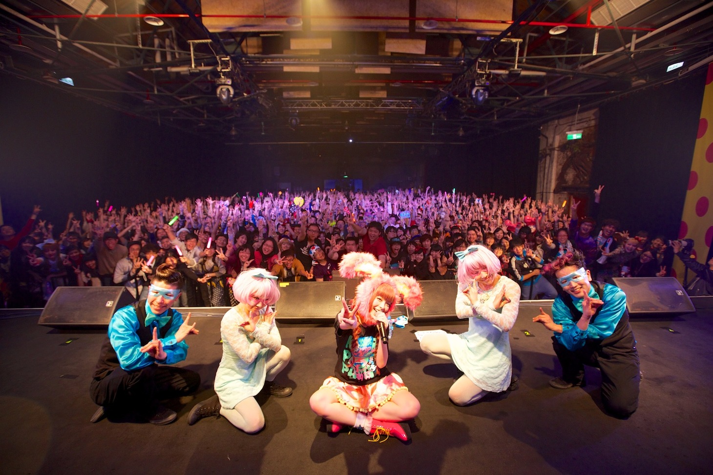 きゃりーぱみゅぱみゅ台湾公演の模様。（Photo by Aki Ishii）