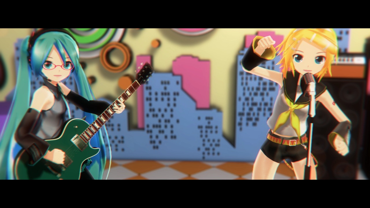 わかむらP「at first sight - Best Selection of わかむらP feat.初音ミク」収録映像のemon(Tes.) feat.鏡音リン「ジュリエッタとロミヲ」。 (C) Crypton Future Media, Inc.