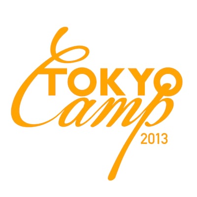 「TOKYO CAMP」ロゴ。デザインは快速東京の一ノ瀬雄太（G）。