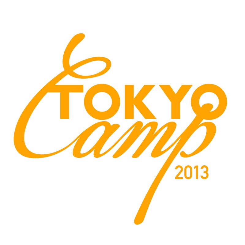 「TOKYO CAMP」ロゴ。デザインは快速東京の一ノ瀬雄太(G)。