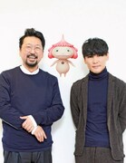 村上隆（写真左）とサカナクション山口一郎（右）。(c)Takashi Murakami/Kaikai Kiki Co., Ltd. All Rights Reserved.