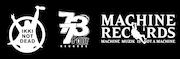 左からIKKI NOT DEAD、773Four RECORDS、Machine Recordsのロゴ。