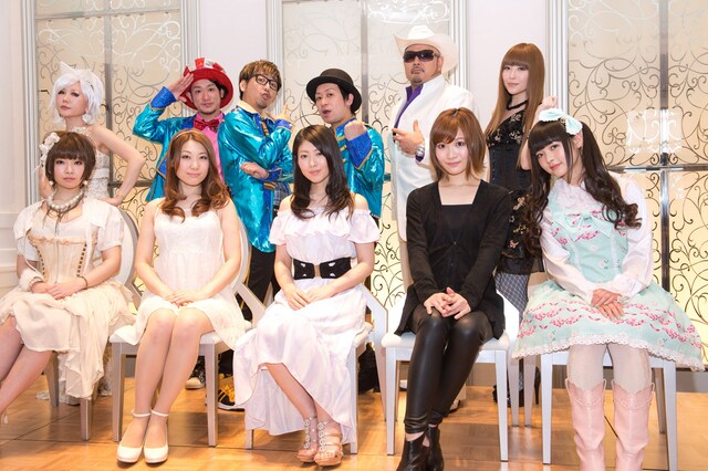 本日行われた「Animelo Summer Live 2013 -FLAG NINE-」記者発表会の様子。