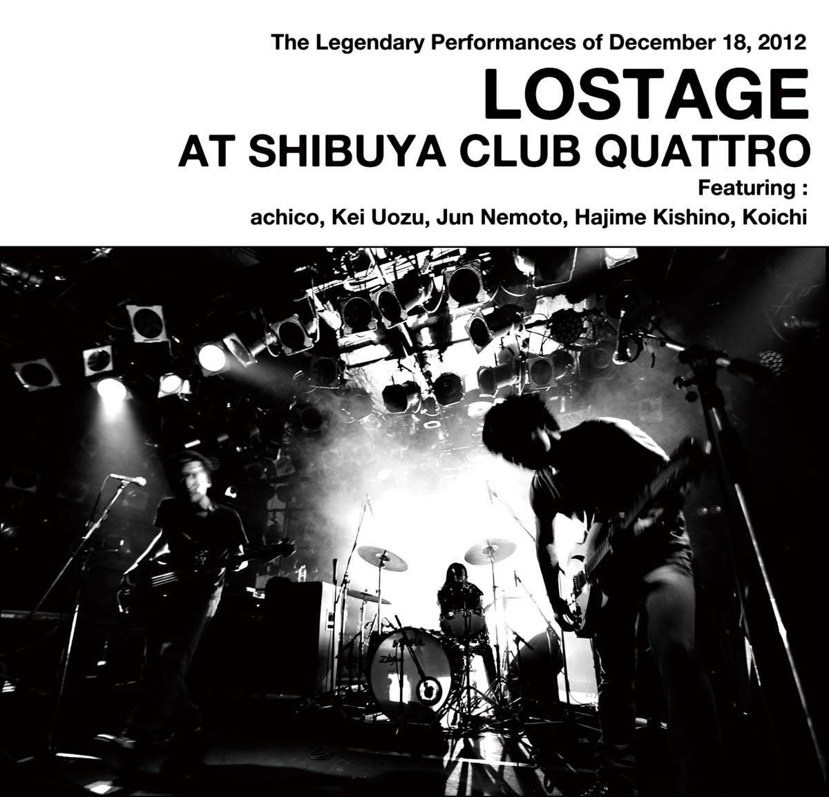 LOSTAGE、キャリア初のライブアルバムは2枚組27曲 - 音楽ナタリー