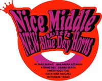 NICE MIDDLE with NEW BLUE DAY HORNS ロゴ