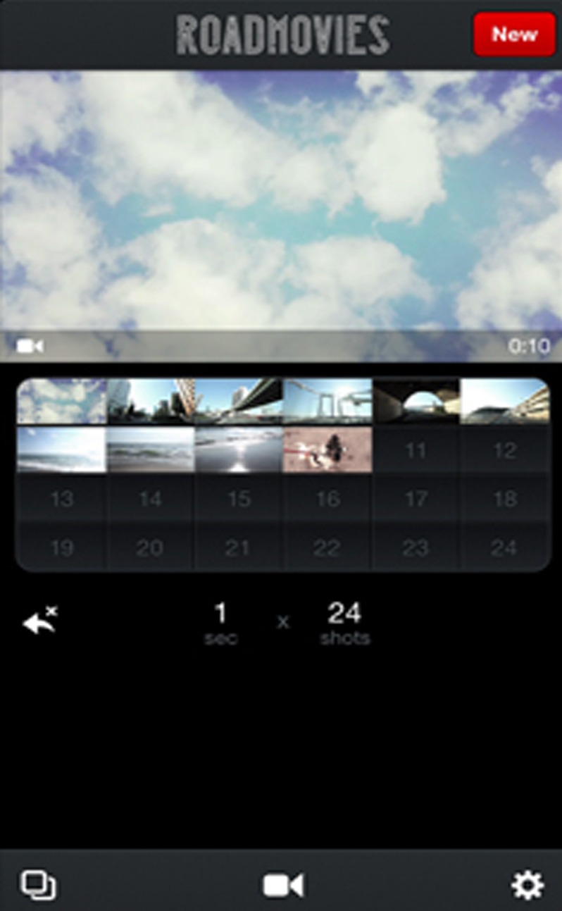 「RoadMovies」操作画面