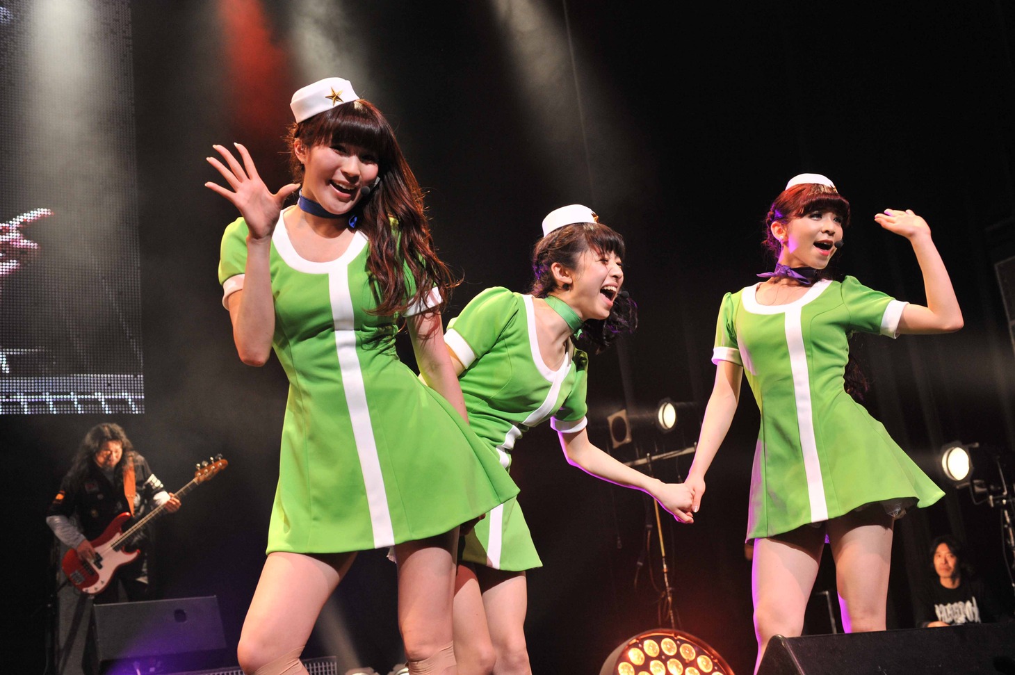 藤本有紀美、槙田紗子、玉井杏奈（左から）。