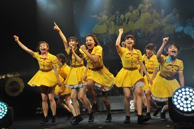 勢いよく走りだすPASSPO☆。