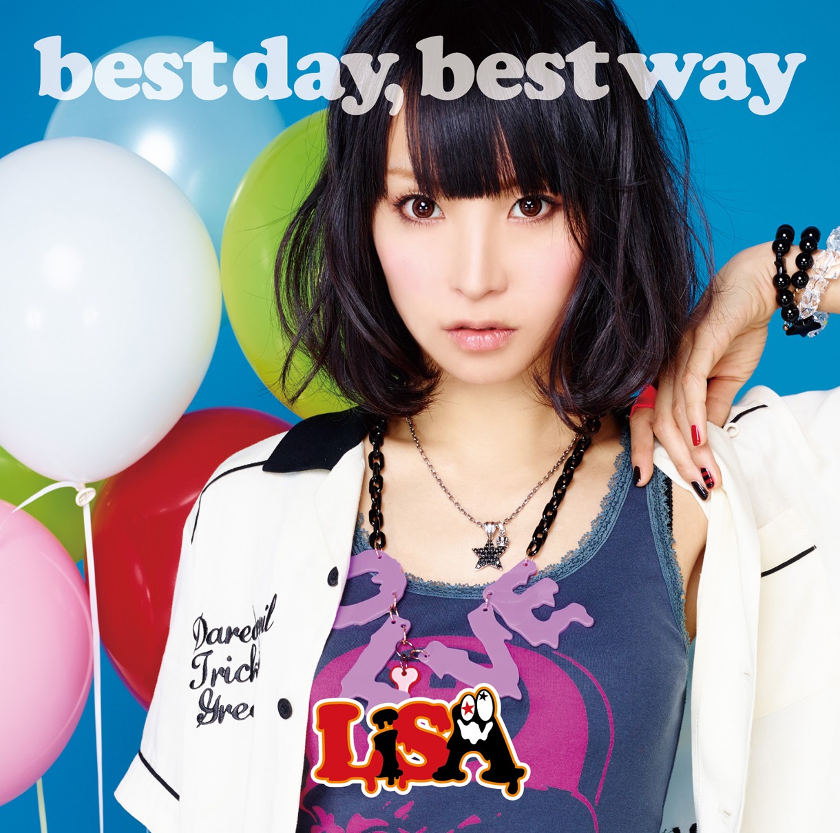LiSA「best day, best way」初回限定盤ジャケット