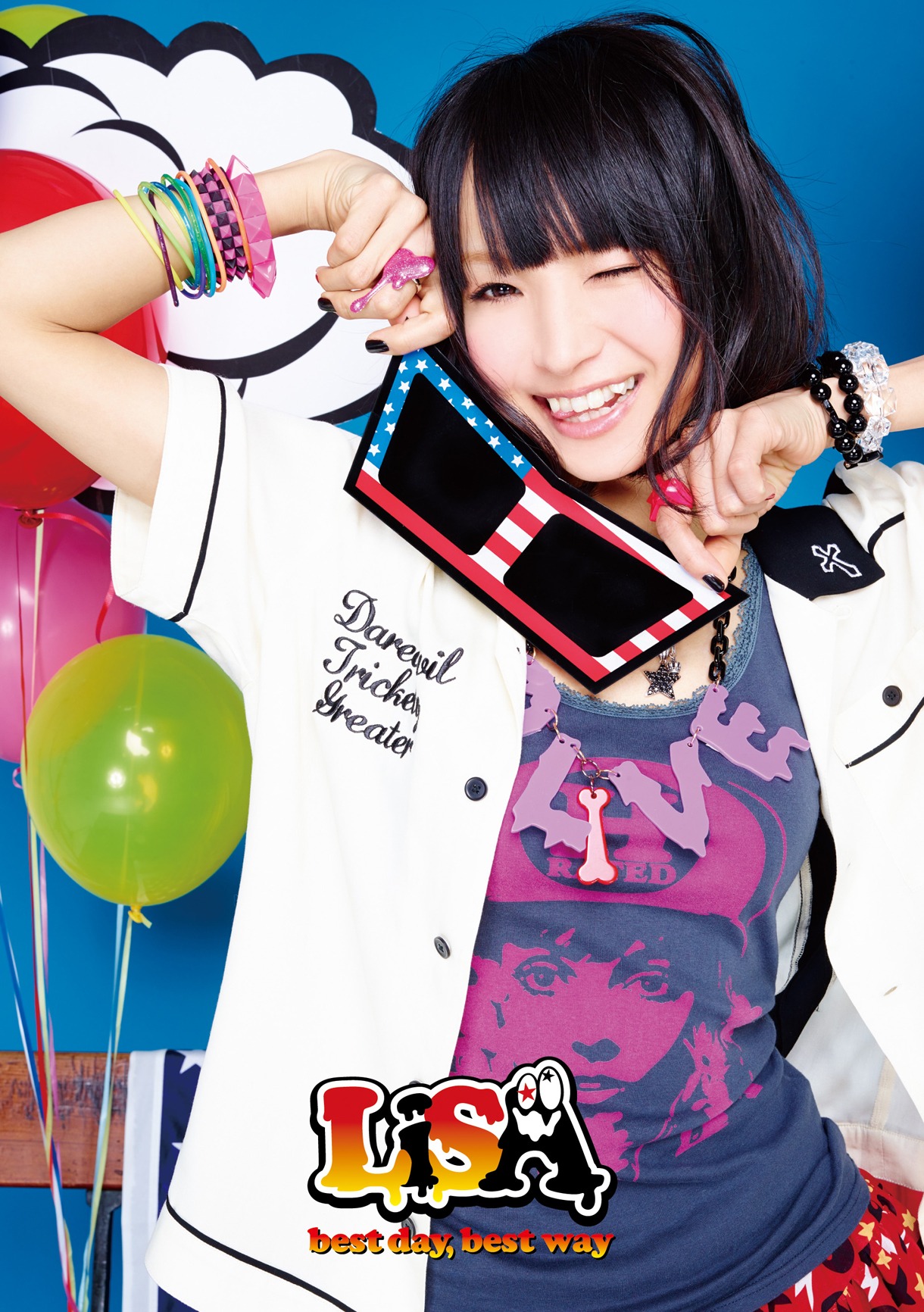 LiSA「best day, best way」完全数量生産限定盤ジャケット