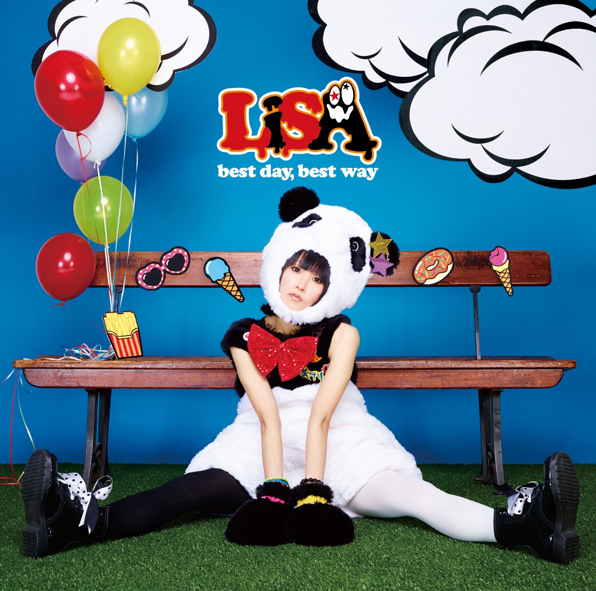 LiSA「best day, best way」通常盤ジャケット