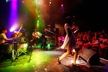 パスピエが昨日4月2日に行った自主企画イベント「印象A」東京公演の模様。