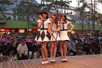 東京ドームシティ ラクーアガーデンステージのC@n-dolsイベントの模様。