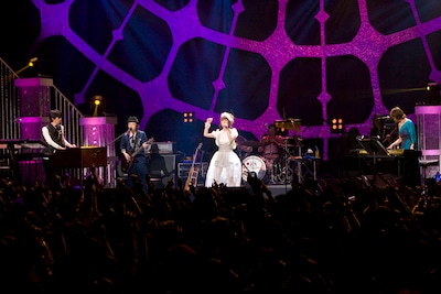 3月30日に東京・TOKYO DOME CITY HALLで行われた「GARNET CROW livescope 2013 ～Terminus～」の様子。