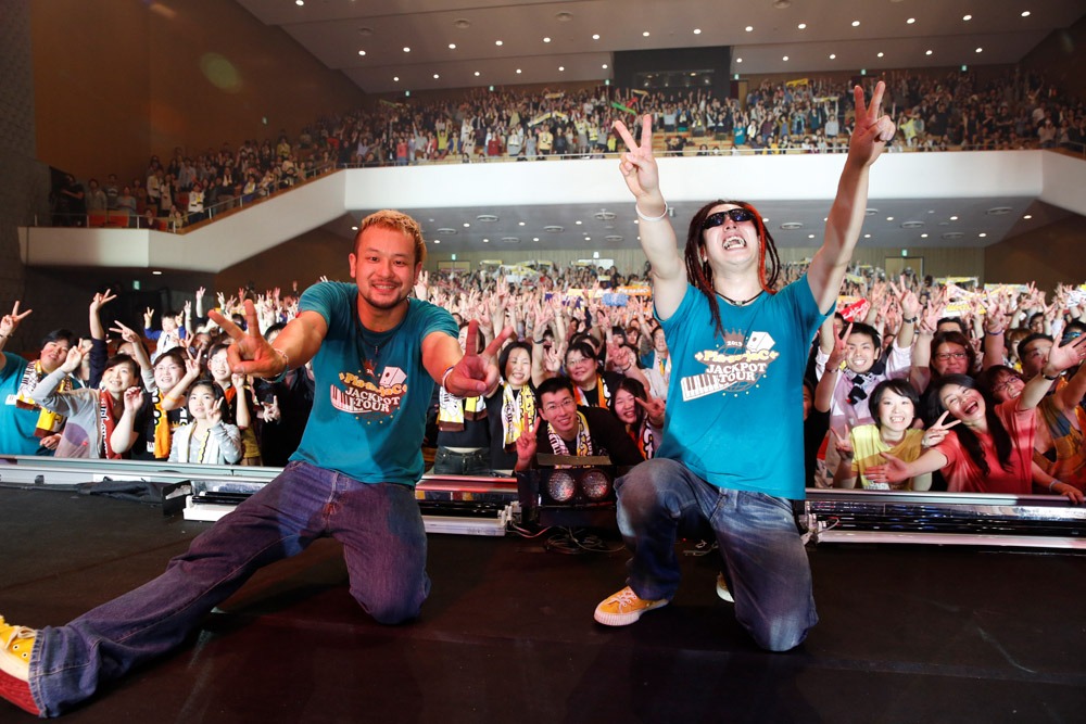 →Pia-no-jaC←は本日4月6日に東京・渋谷公会堂で行われたライブをもって「→Pia-no-jaC← 5th Anniversary  JACKPOT TOUR 2013」を終えた（Photo : Takumi Nakajima）。