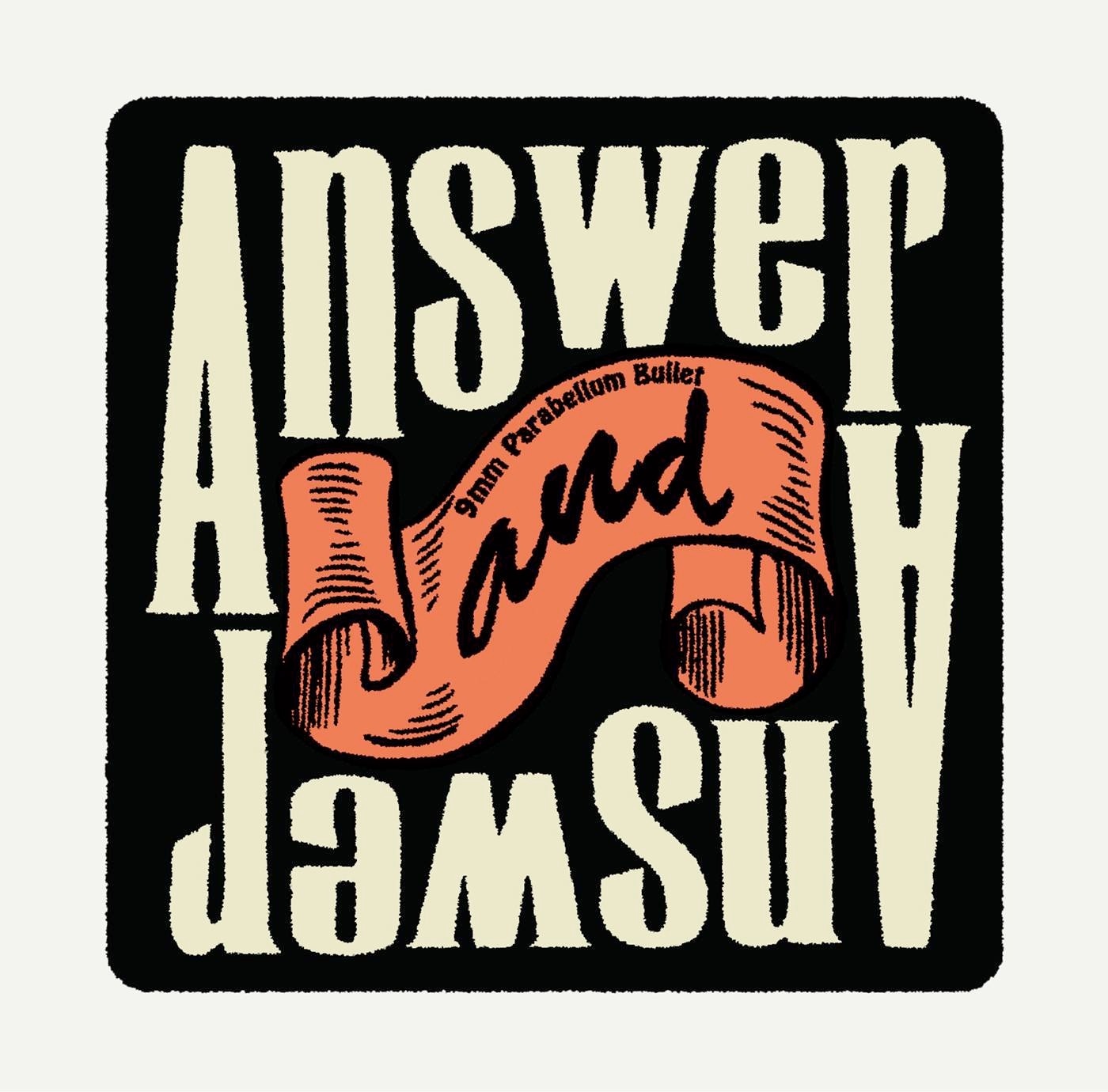 5月29日にリリースされる9mm Parabellum Bulletのニューシングル「Answer And Answer」ジャケット。