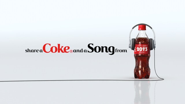 「Share a Coke and a Song」キャンペーンイメージ画像