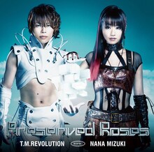 T.M.Revolution×水樹奈々「Preserved Roses」初回限定盤ジャケット