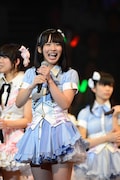 「SKE48終身名誉研究生」に任命された松村香織。(C)AKS