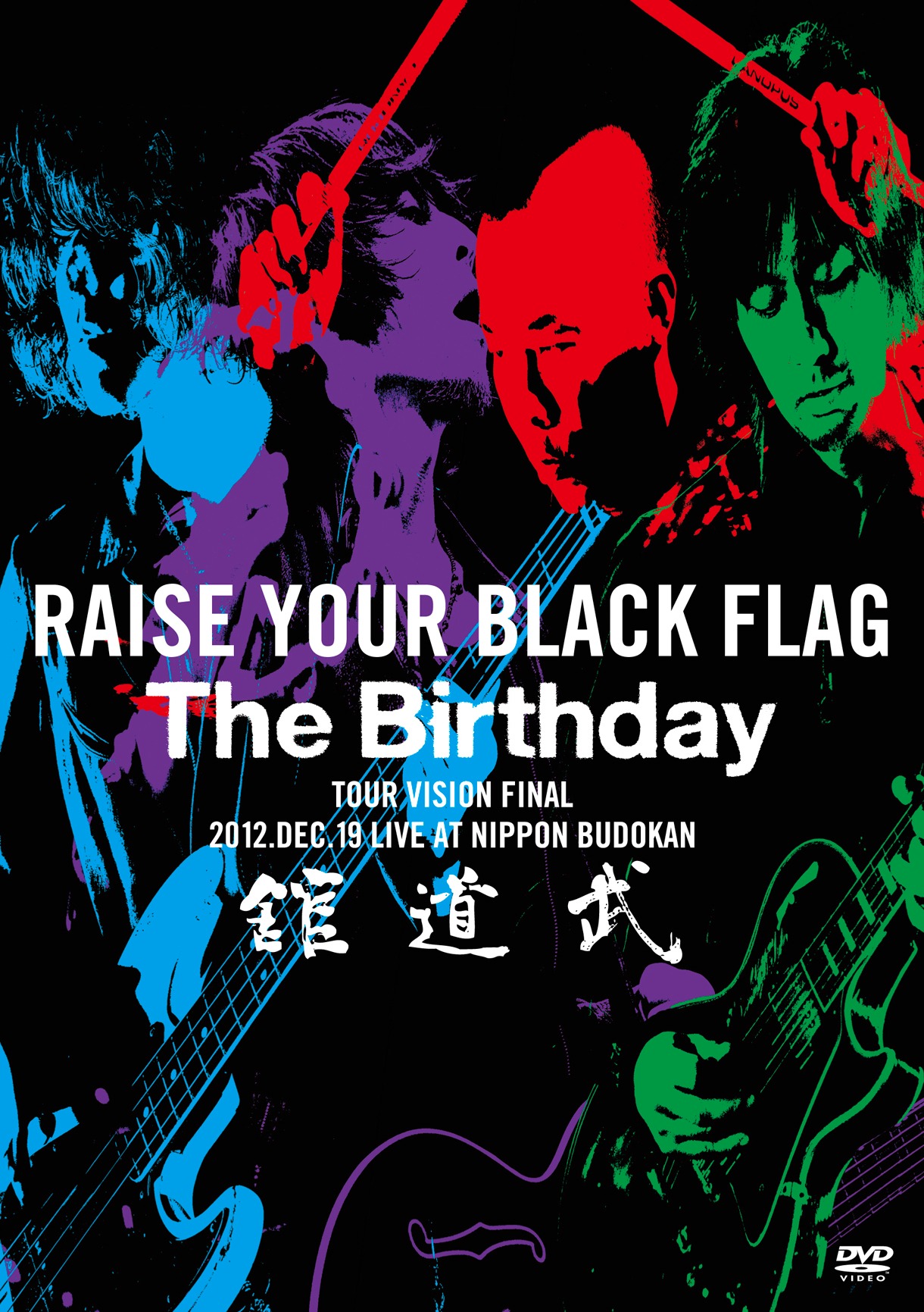 The Birthday「RAISE YOUR BLACK FLAG The Birthday TOUR VISION FINAL 2012. DEC. 19 LIVE AT NIPPON BUDOKAN」DVD通常盤ジャケット