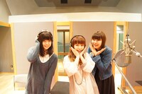 「アイドルばかり聴かないで」レコーディング時のNegicco。写真左からKaede、Nao☆、Megu。