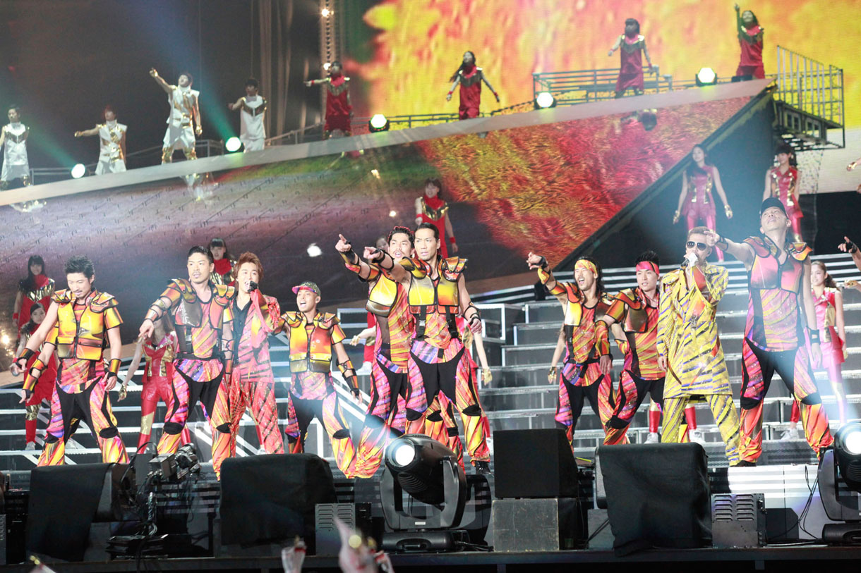 昨日4月16日に京セラドーム大阪で行われた「EXILE LIVE TOUR 2013“EXILE PRIDE”」初日公演の模様。