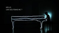 「piano me」ティザー映像のワンシーン。