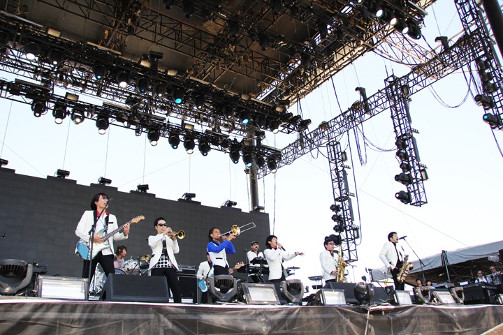 「Coachella Valley Music and Arts Festival」でのスカパラのライブ。